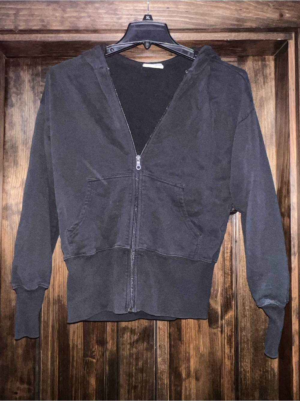 Offline by aerie XS Classic Women's Black Zip-Up Hoodie